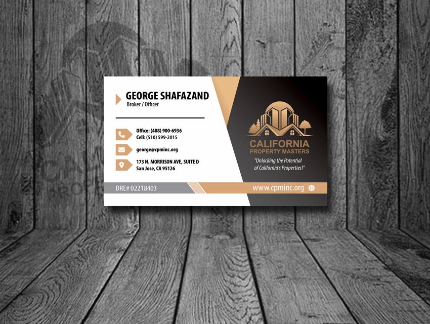 California Property Masters Business Cards